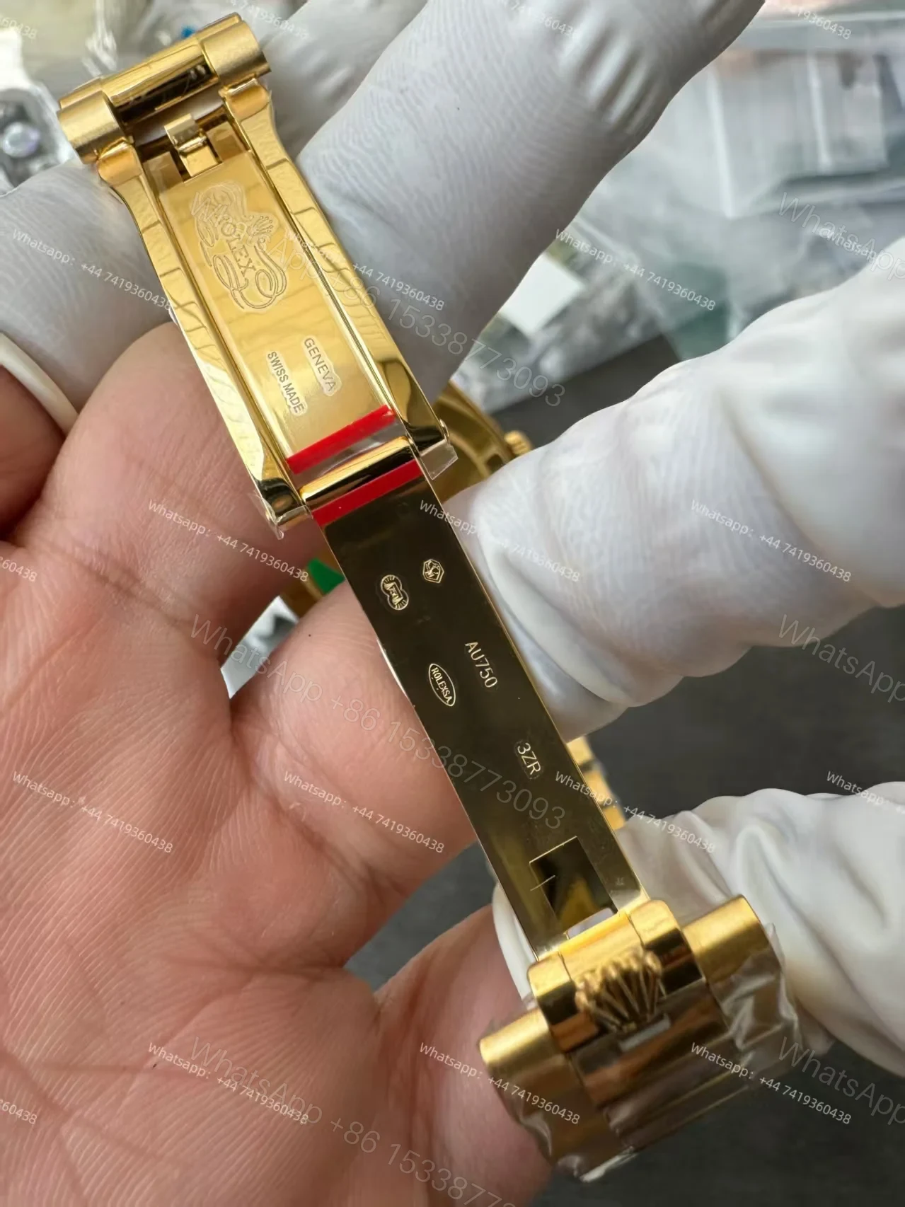 View 9 of Rolex Day-Date M228238-0003 1:1 Replica Gold Dial 40MM 3255 Movement Presidential Bracelet Super Clone Watch