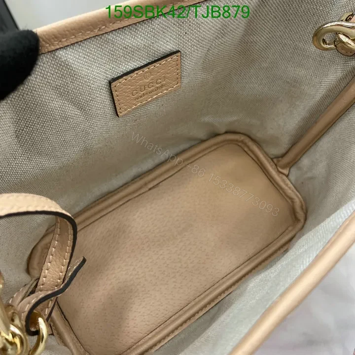 View 37 of Gucci Dusty Pink GG Supreme Canvas and Leather Mini Tote Bag ML75396
