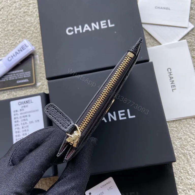 View 4 of Chanel Style Cardholder: Quilted Luxury in Compact Icon