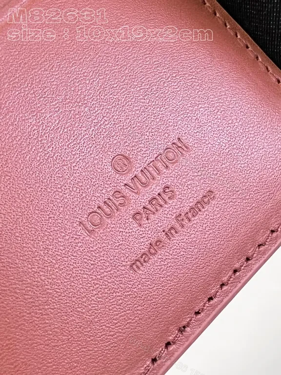 View 4 of Tactile Epi Wallet - Cognac Leather, Designer-Style Card Organizer