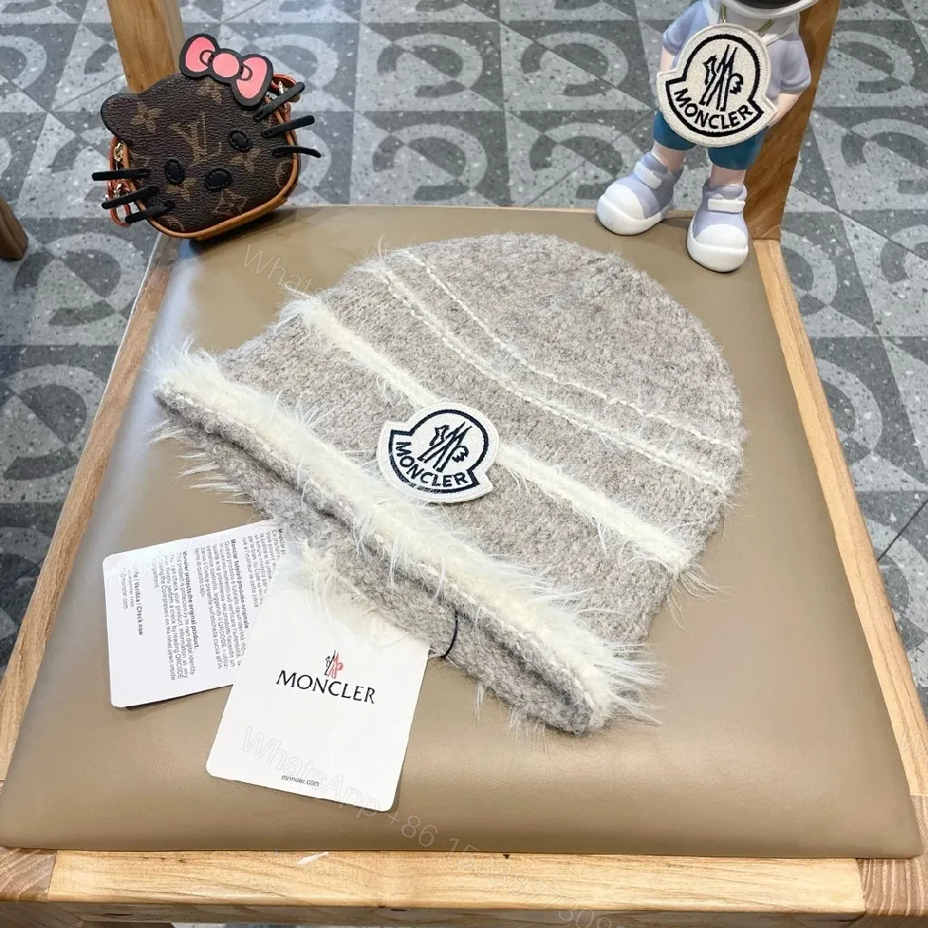 View 2 of Cozy Wool Beanie with Textured Knit + Premium Patch Style Upgraded Knit Cap