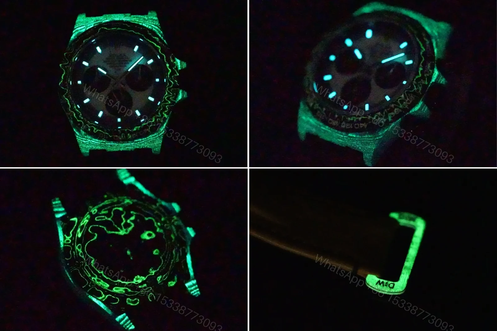 View 9 of Clean Factory TW Rolex Daytona Carbon Fiber Blue Watch
