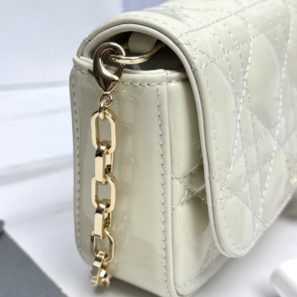 View 5 of Chic Quilted Mini Bag with Gold Chain Shine
