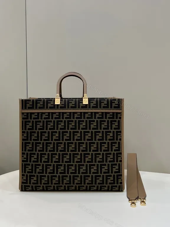View 6 of Fendi Logo Tote: Structured Luxury Everyday Bag