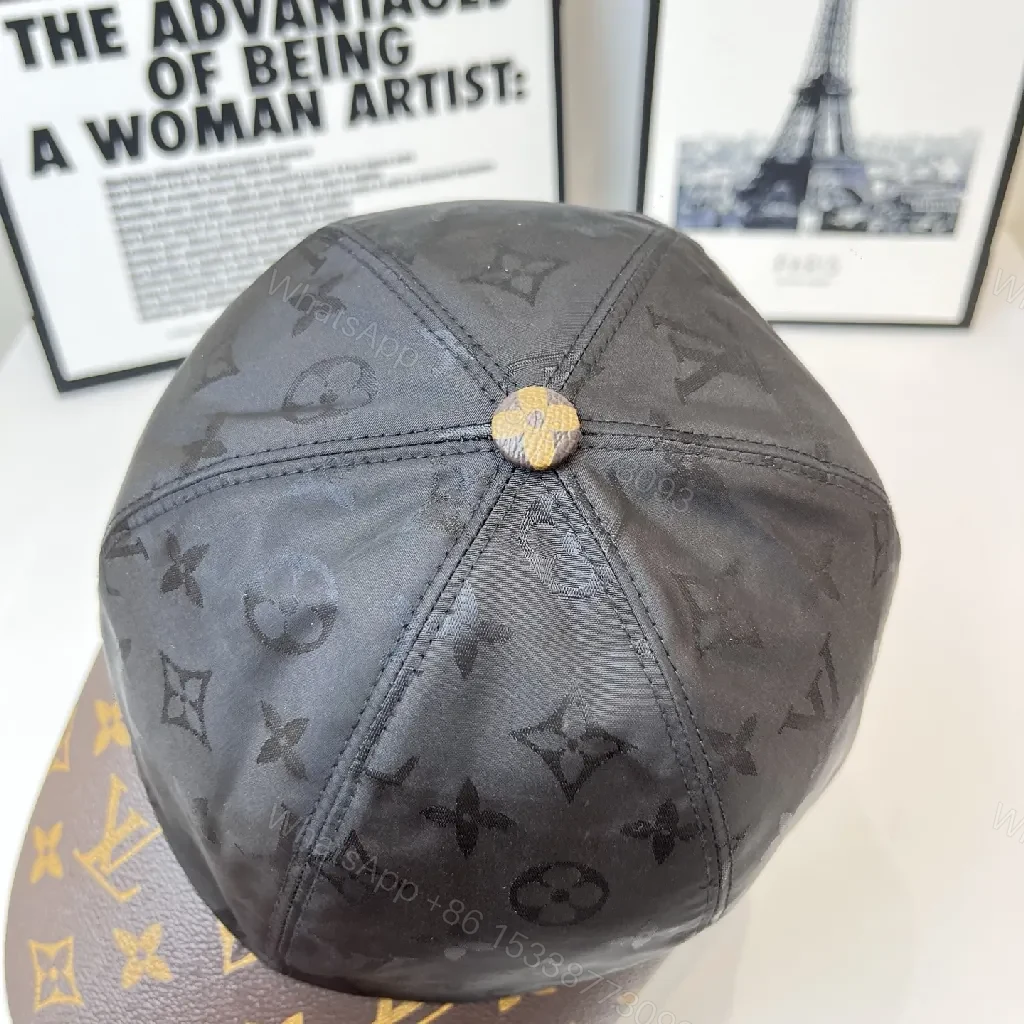 View 9 of Monogram Peak Cap: Modern Luxe, Signature Monogram Cap