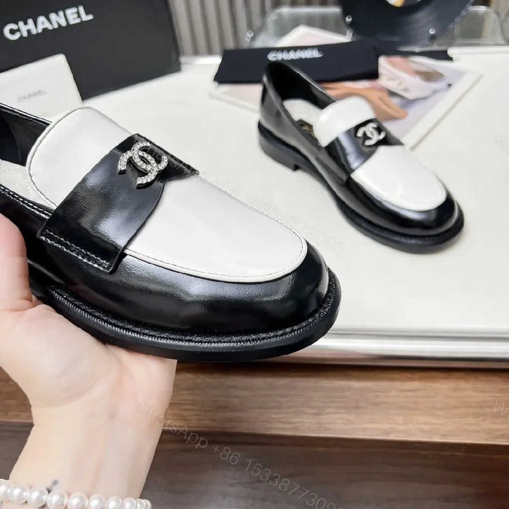 View 7 of Monochrome Patent Loafers: Sleek, Cushioned Comfort Shoes