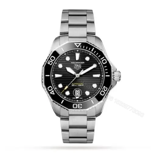Replica TAG Heuer Aquaracer Men Automatic Black Stainless Steel Watch WBP201A.BA0632 — view 1