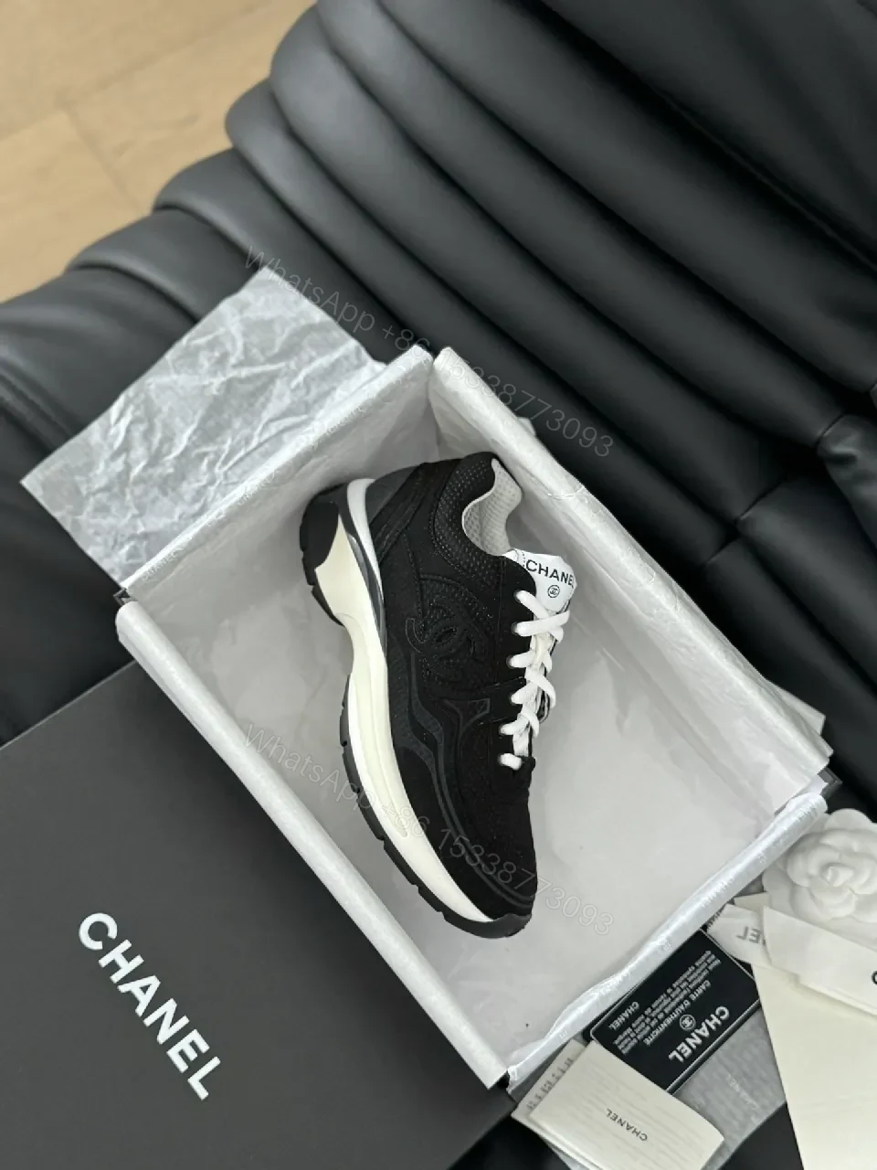 View 9 of Black Knit Sneakers + Premium Knit + Streetwear Chic + All-Day Comfort + Sneaker