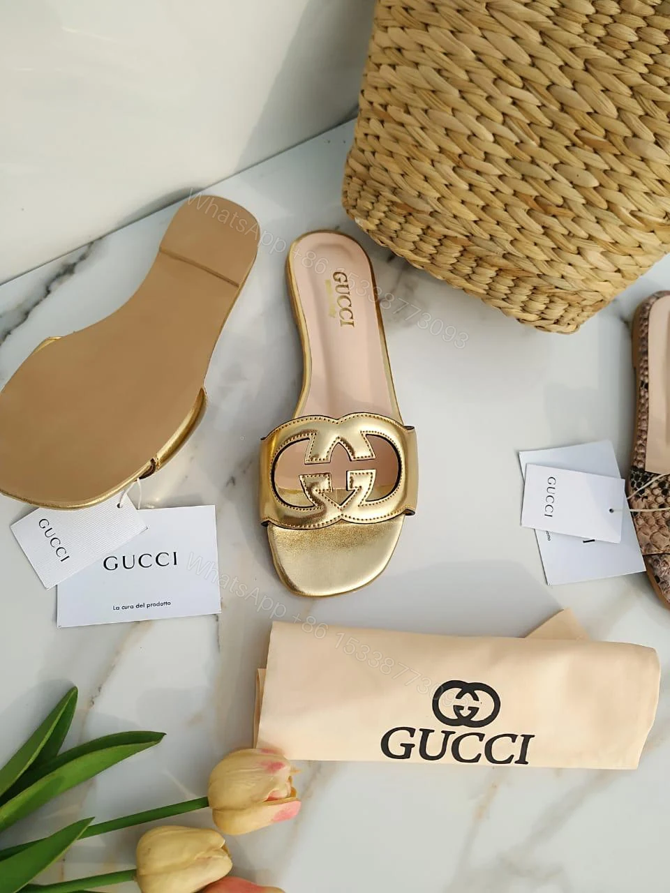 View 2 of First Copy Gucci Flats