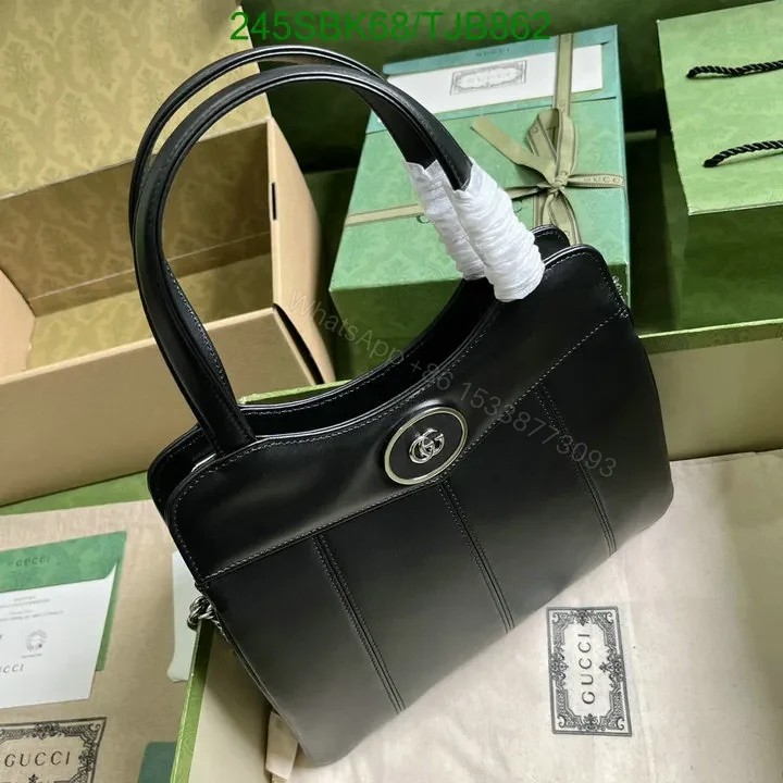 View 9 of Gucci Black Small Tote Bag crafted from Cowhide 745918
