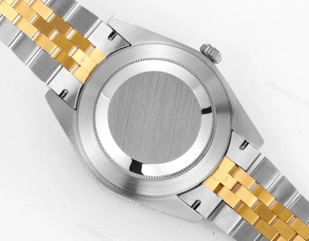 View 7 of Stunning rainbow bezel datejust replica 36MM Pavé Diamond Edition RG-DJ36-RAINBOW-BEZEL-PAVE