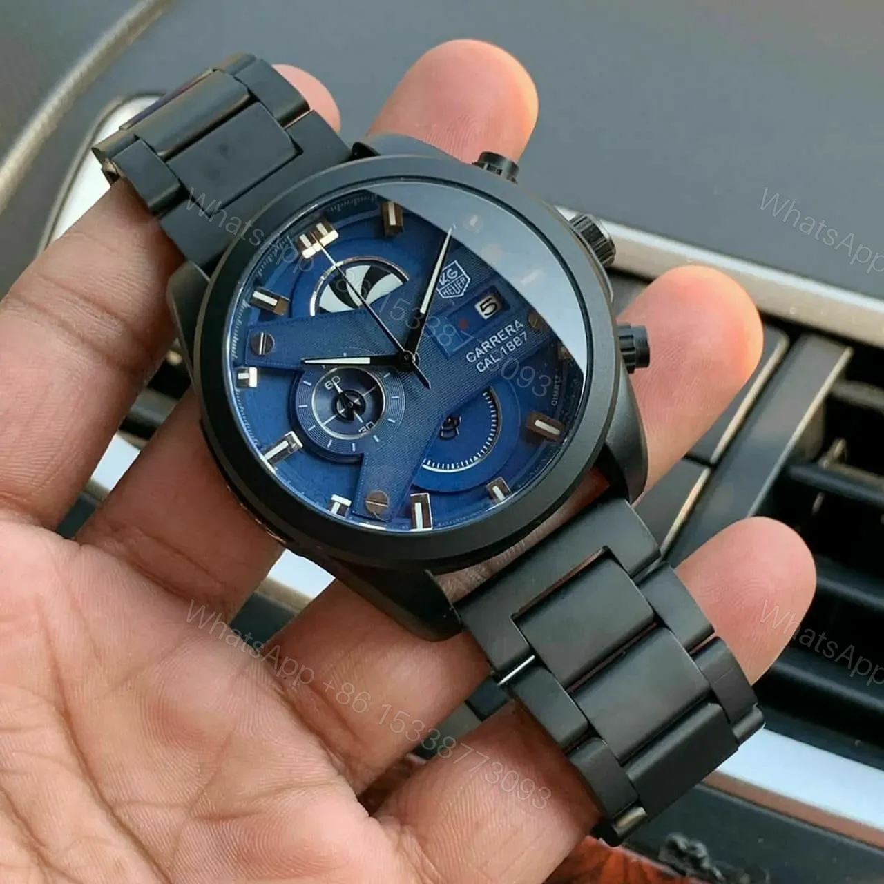 View 2 of Brand-Tag Heuer Model-Cr7 Quality-7a Gender-Men’s Bracelet-Black