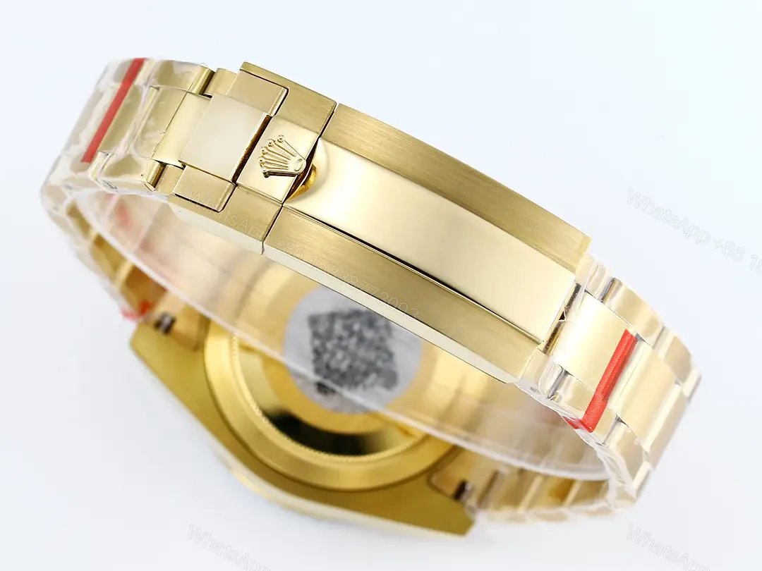 View 7 of Best Rolex Blaken Tiffany Gold replica 40MM Gold Oyster Bracelet Edition RG-BLAKEN-TIFFANY-GOLD-OYSTER-40