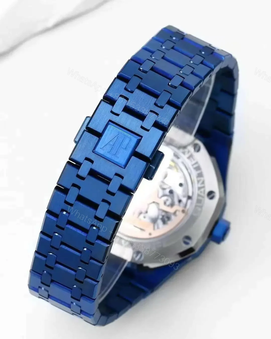 View 6 of Super Clone Audemars Piguet Royal Oak Perpetual Calendar Blue ( + Video )