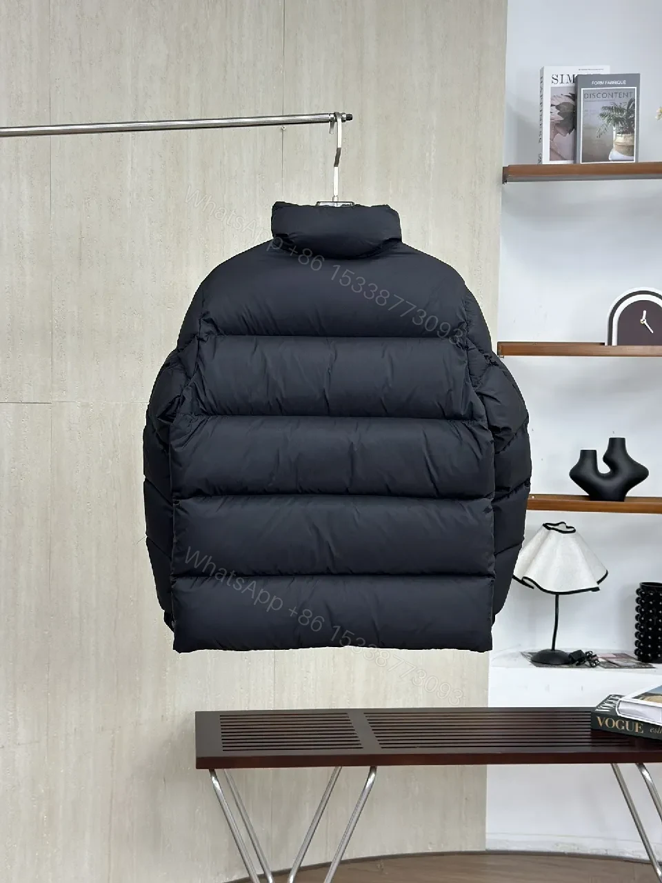 View 3 of Modern Quilted Puffer Jacket - All-Season Warmth, Minimalist Style