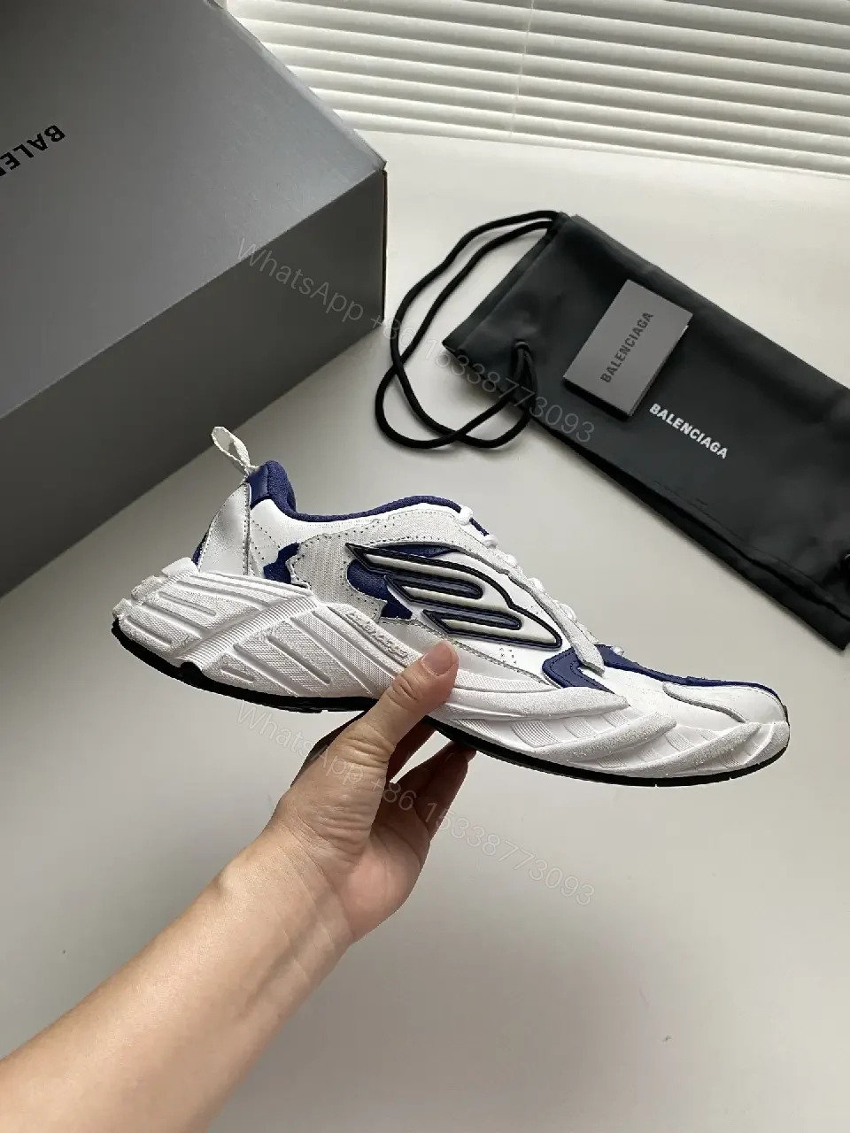 View 7 of Bold Runner High-Top Sneaker: Sculpted Comfort Leather