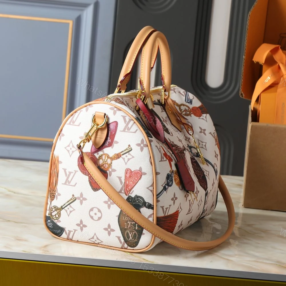 View 3 of Louis Vuitton Speedy 30 Soft Cream 30Cm M29377