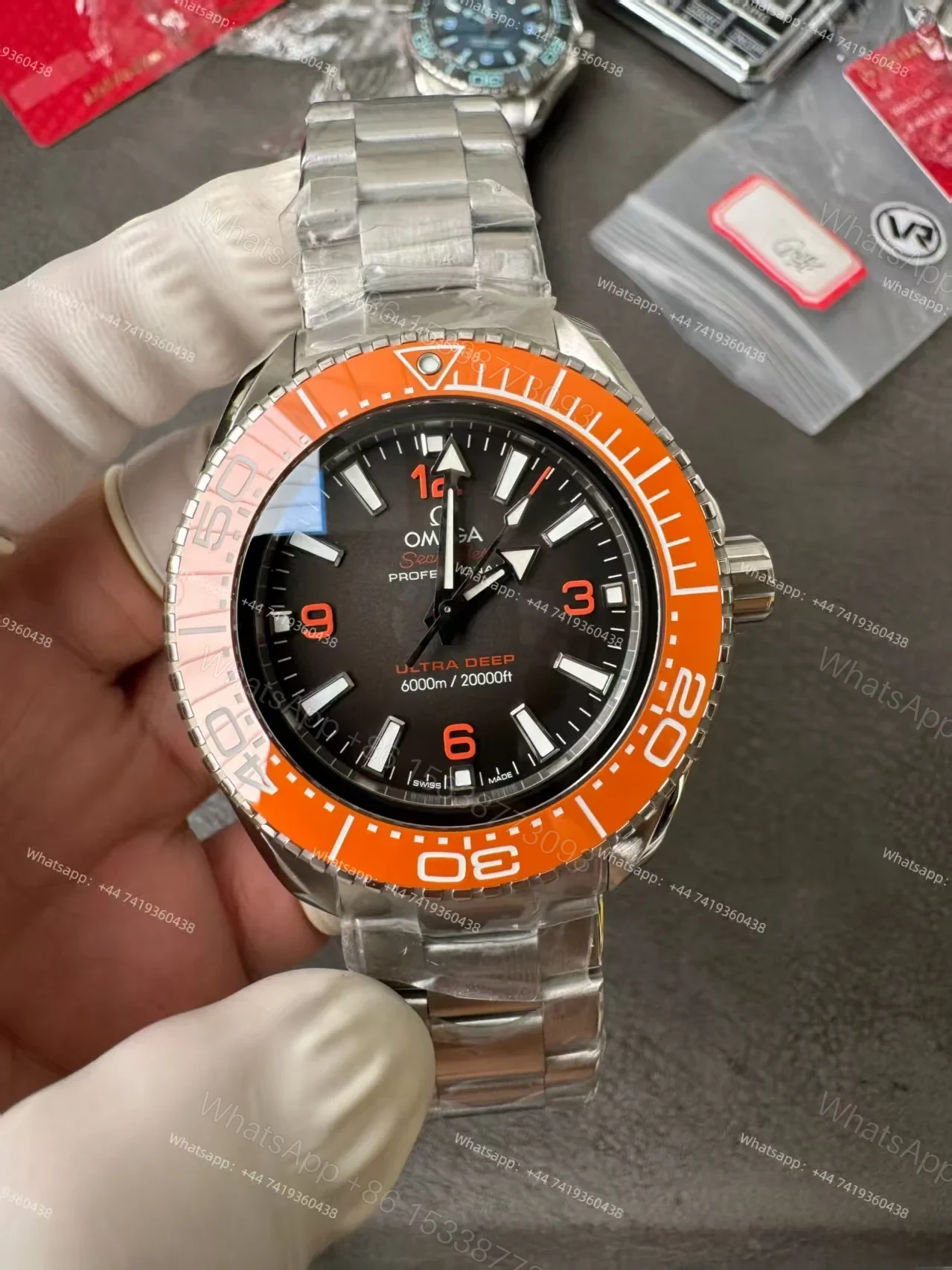 View 5 of Omega Super Clone Seamaster Ocean Planet 6000M 45.5 MM 215.30.46.21.06.001