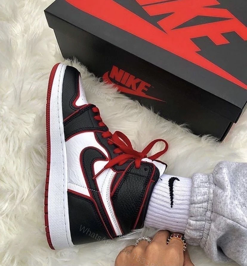 View 5 of FIRST COPY AIR JORDANS RETRO 1 MID BLOODLINE
