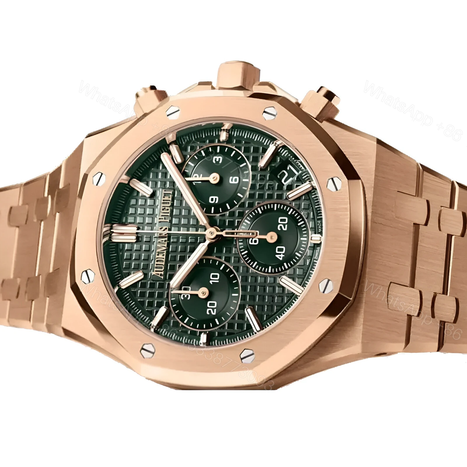 View 3 of Audemars Piguet Royal Oak 26240OR.OO.1320OR.04 Rose Gold Green Dial