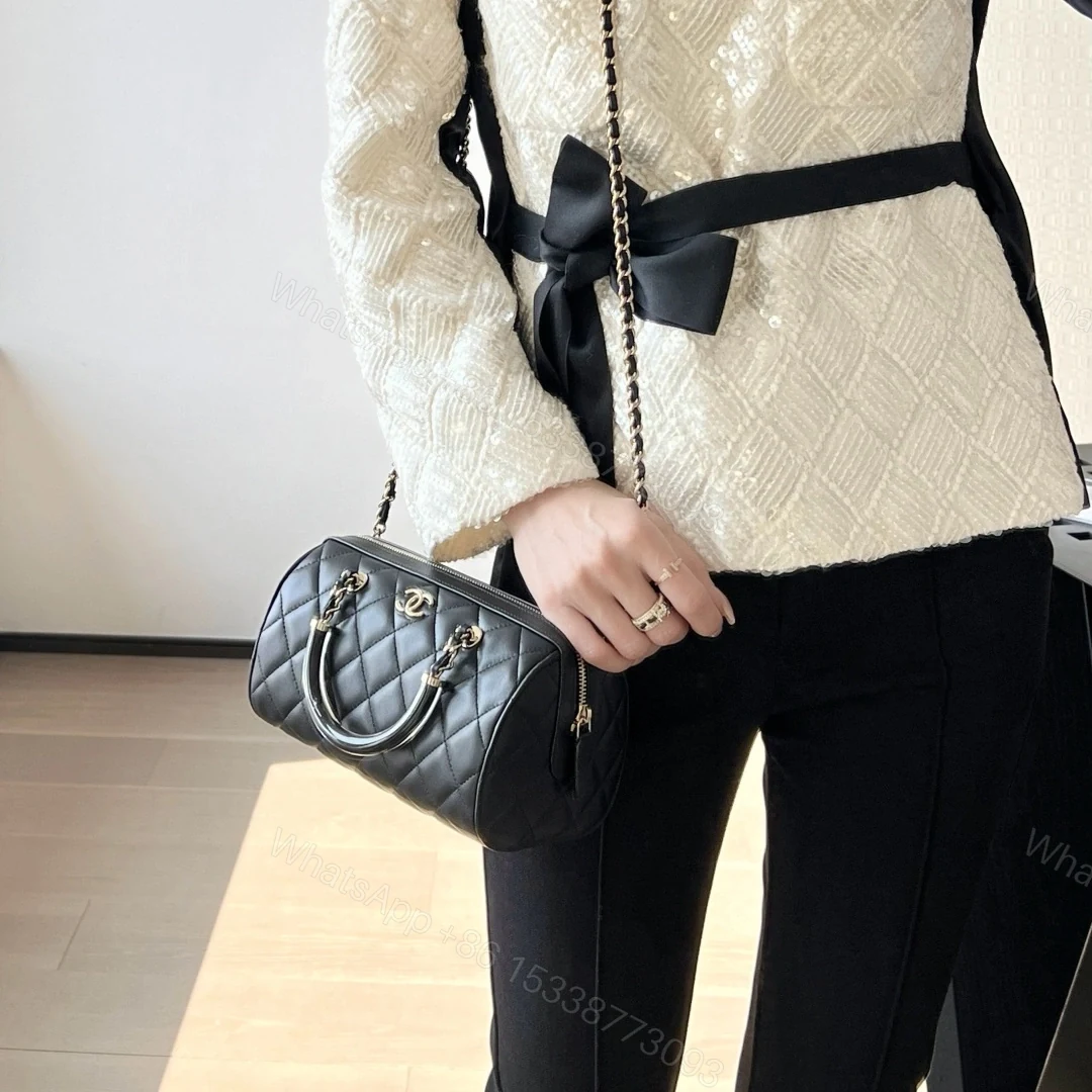 View 19 of 高仿Chanel*25C系列AS4411小羊皮手提單肩包小號免檢版