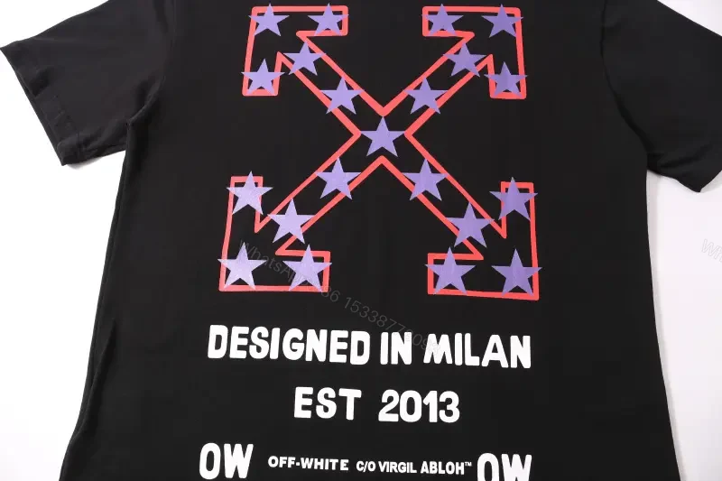 View 2 of Off-White Tee + Cotton Jersey + Modern Minimal + Subtle Chest Logo + T-Shirt