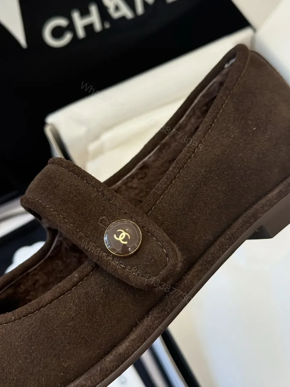 View 5 of Brown Suede Mary Janes - Cozy Luxury, Low-Profile Comfort