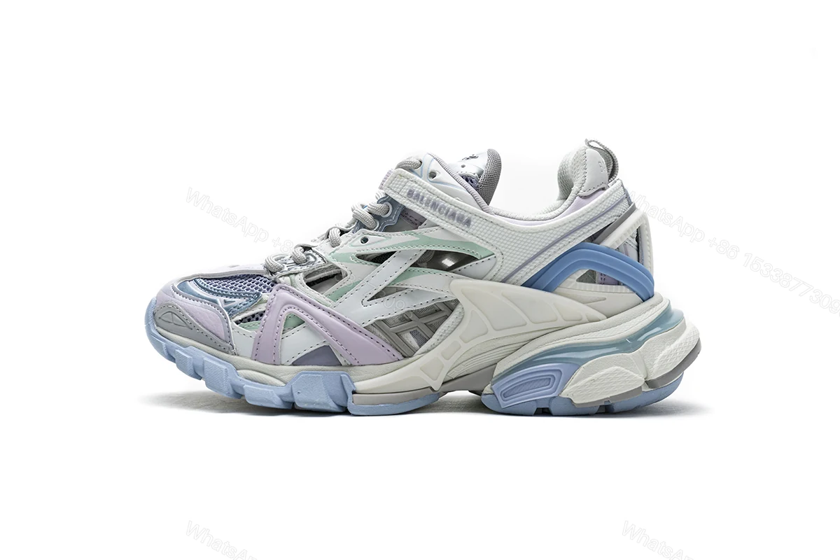 View 10 of Balenciaga Track 2 Sneaker White Light Blue 568615 W2GN3 9045