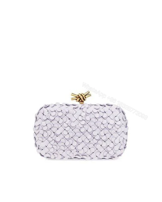 View 2 of Bottega Veneta Women’s Knot Paillette Clutch Bag