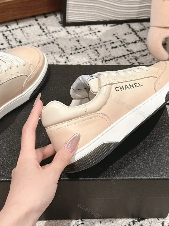 View 6 of Chanel-Inspired Leather Sneakers: Subtle Luxury Comfort