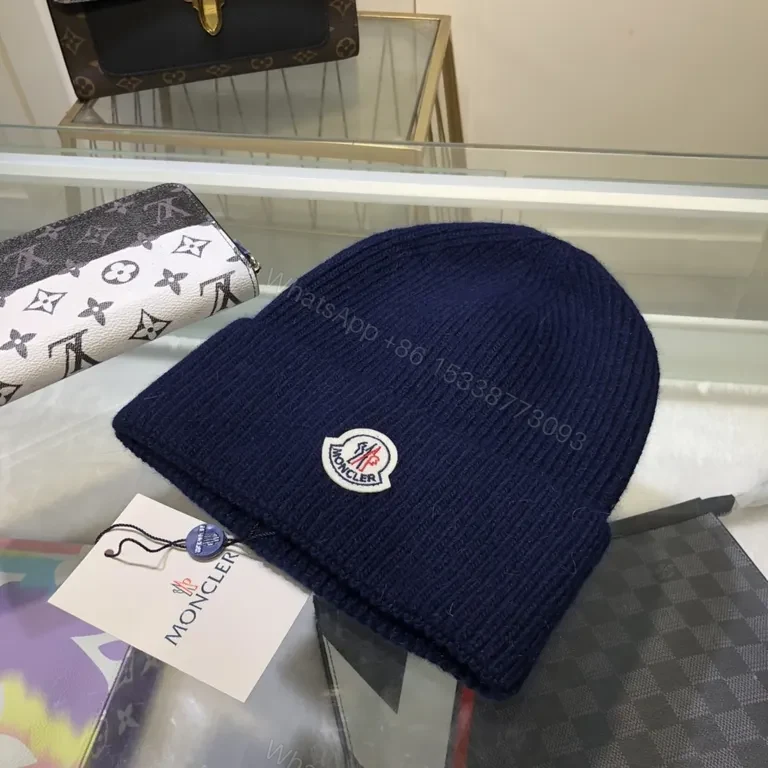 View 9 of Beige Moncler Knit Beanie: Subtle Warmth, Refined Silhouette