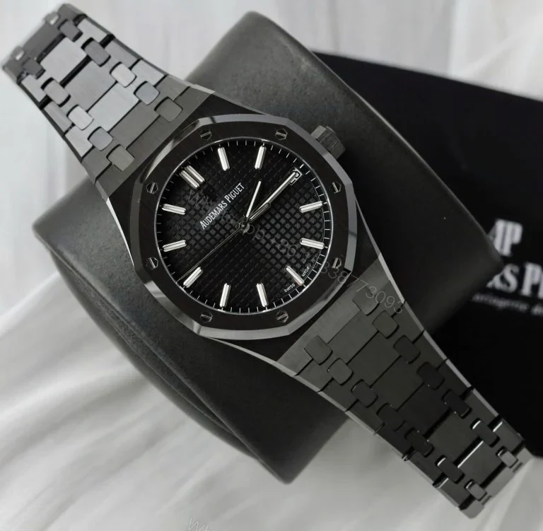 View 2 of Replica AP Royal Oak Black Ceramic 41mm