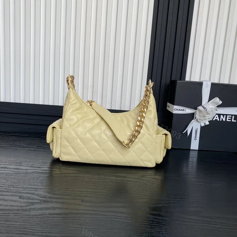 View 7 of Chic Quilted Satchel with Gold Chain Strap â€“ Everyday Luxury