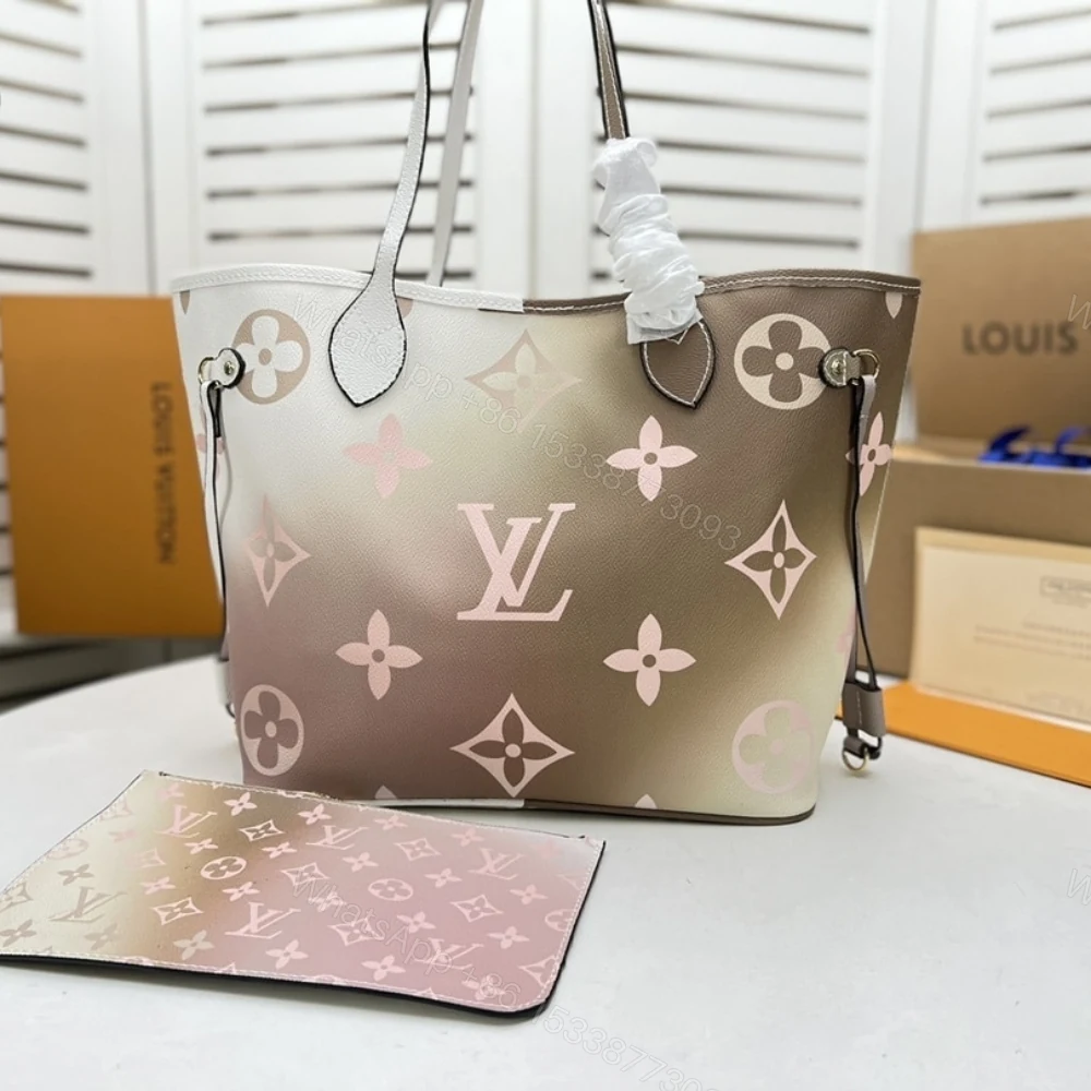 View 2 of Louis Vuitton Neverfull MM Sunset Kaki 31Cm M59859