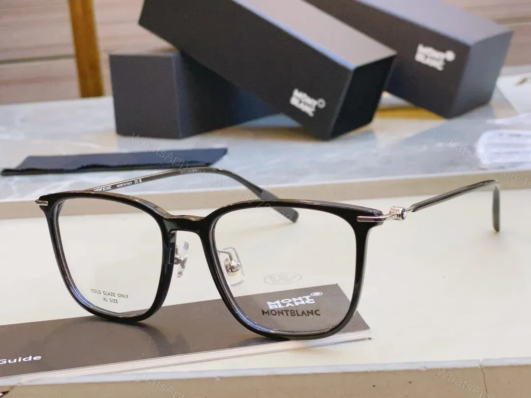 View 8 of Bold Black Acetate Frame - Modern Luxury Eyewear with All-Day Comfort