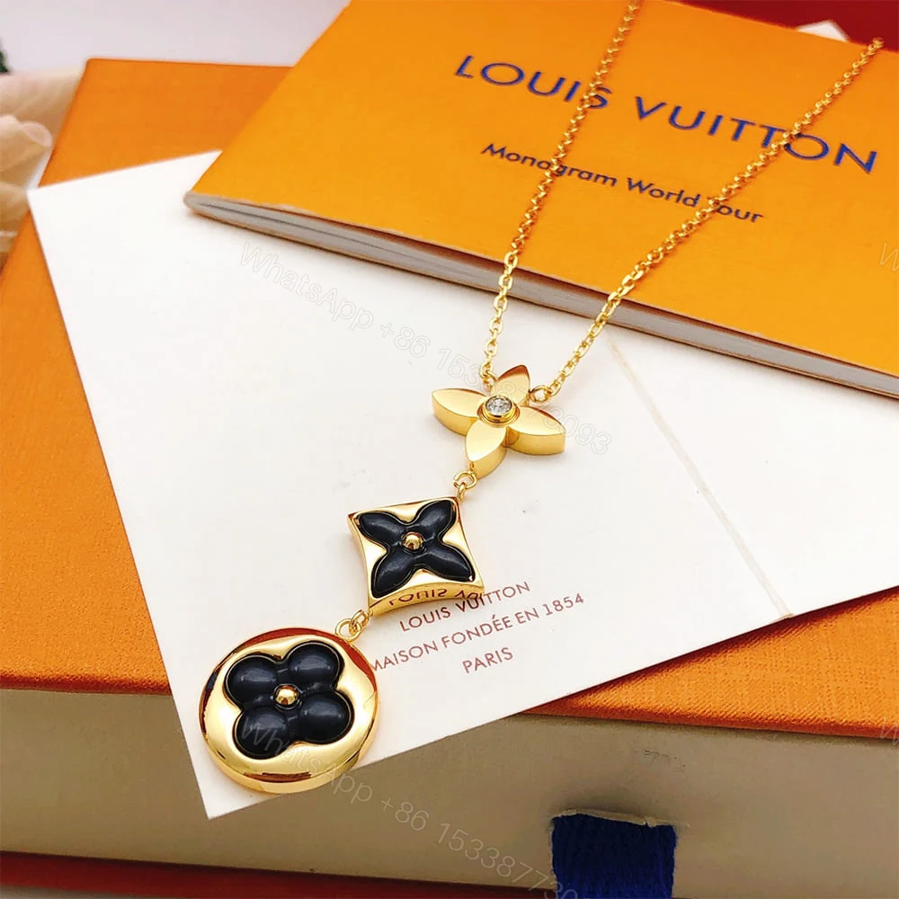 View 4 of LV Color Blossom Lariat Necklace