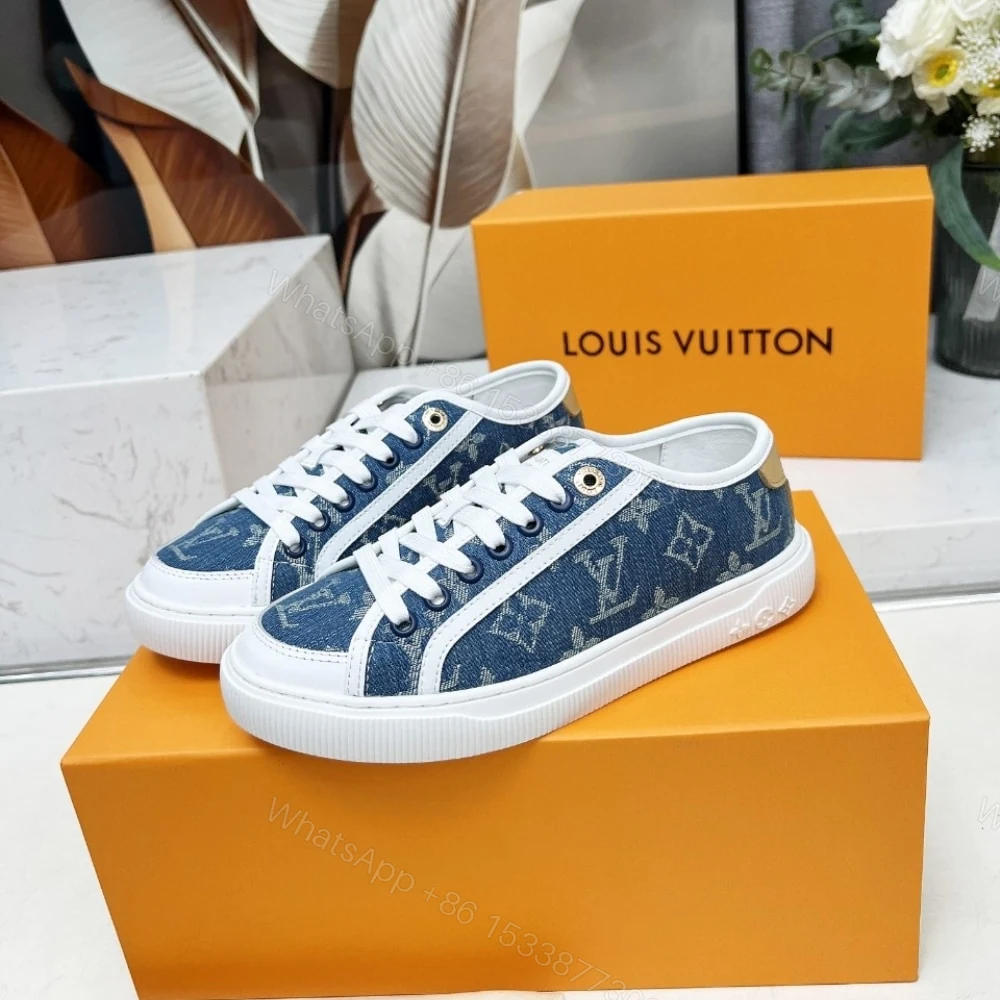 View 4 of LOUIS VUITTON LV LAGOON SNEAKER DENIM BLUE 1AGYG4