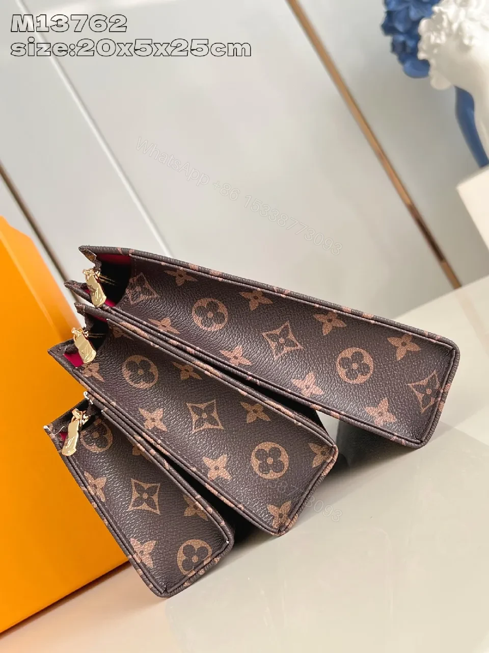 View 4 of Playful Luxury Monogram Wallet Set: Colorful Art Details