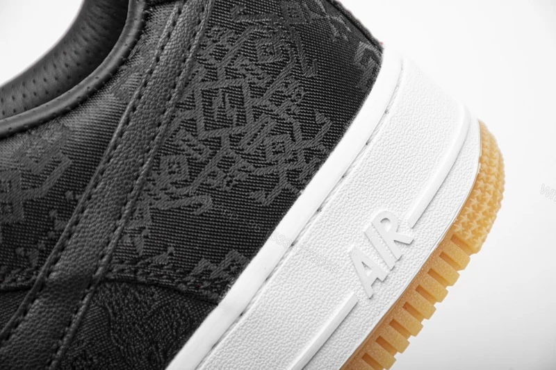 View 8 of Fragment Clot x Nike Air Force 1 PRM Black CZ3986-001