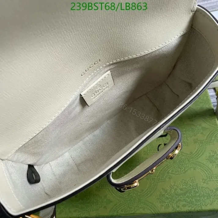 View 19 of Stylish Replica Gucci Brown Horsebit 1955 Bag 1:1 LB8635