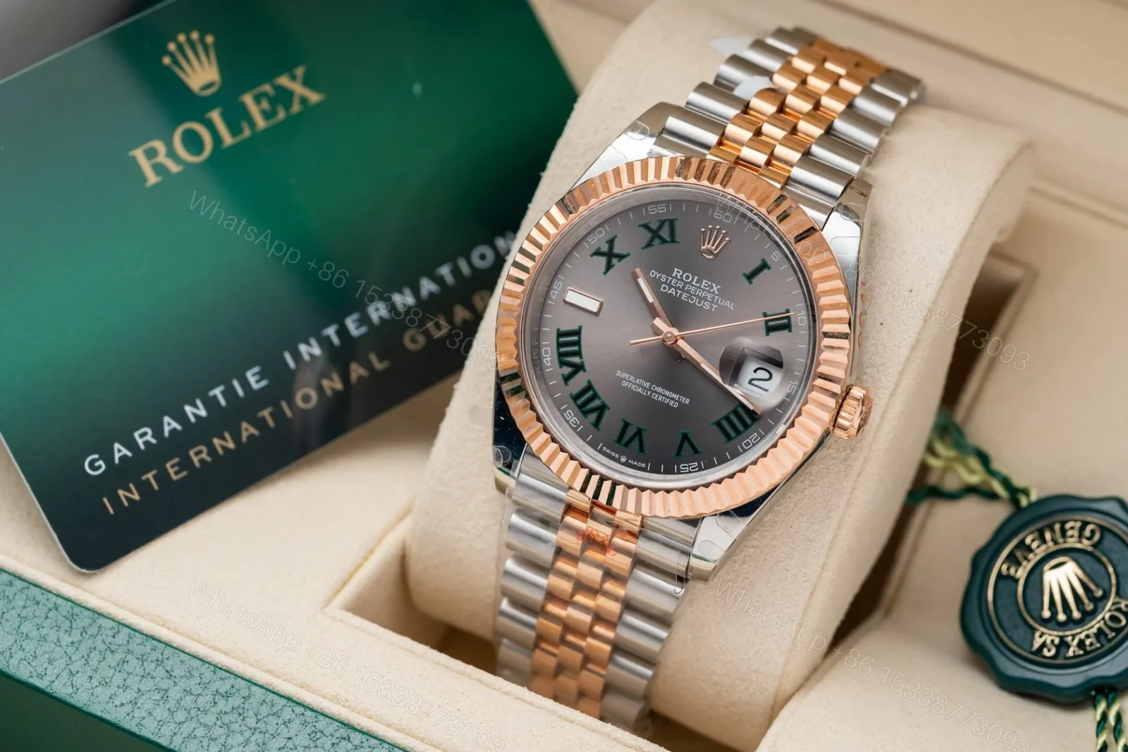 View 2 of Rolex Datejust Slate Roman Dial 126331-0016 41 mm