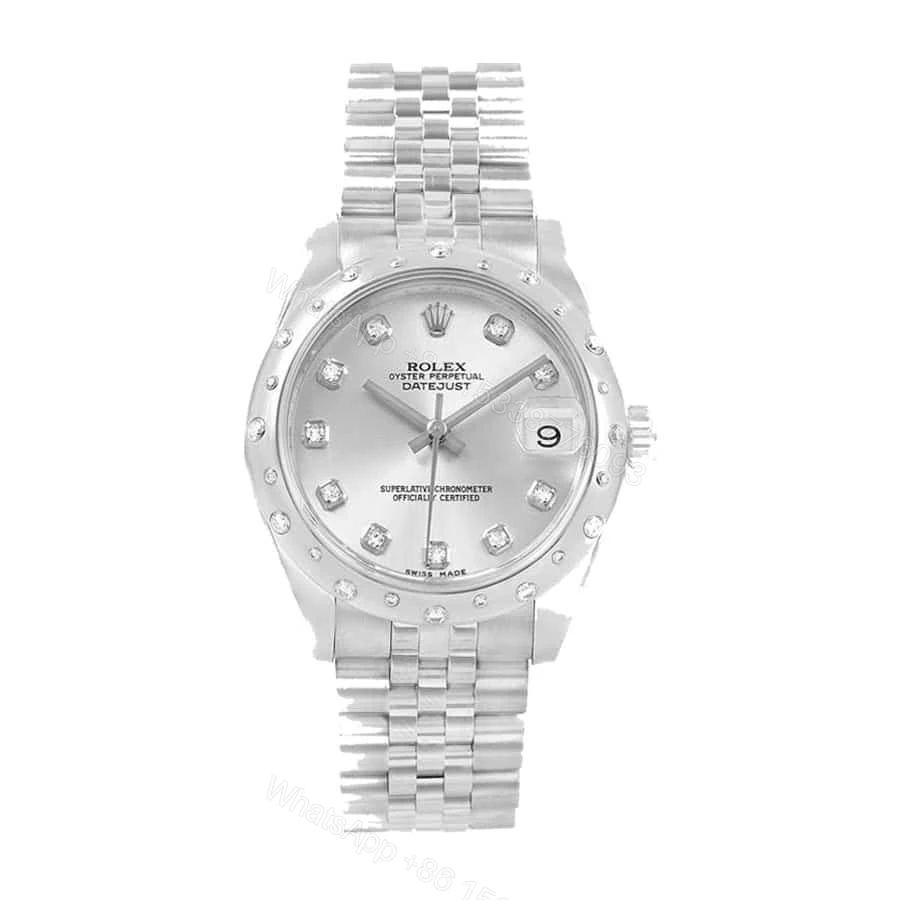 Rolex Datejust 31 278274 Super Clone : Steel Fluted Bezel Silver Dial 31mm — view 1