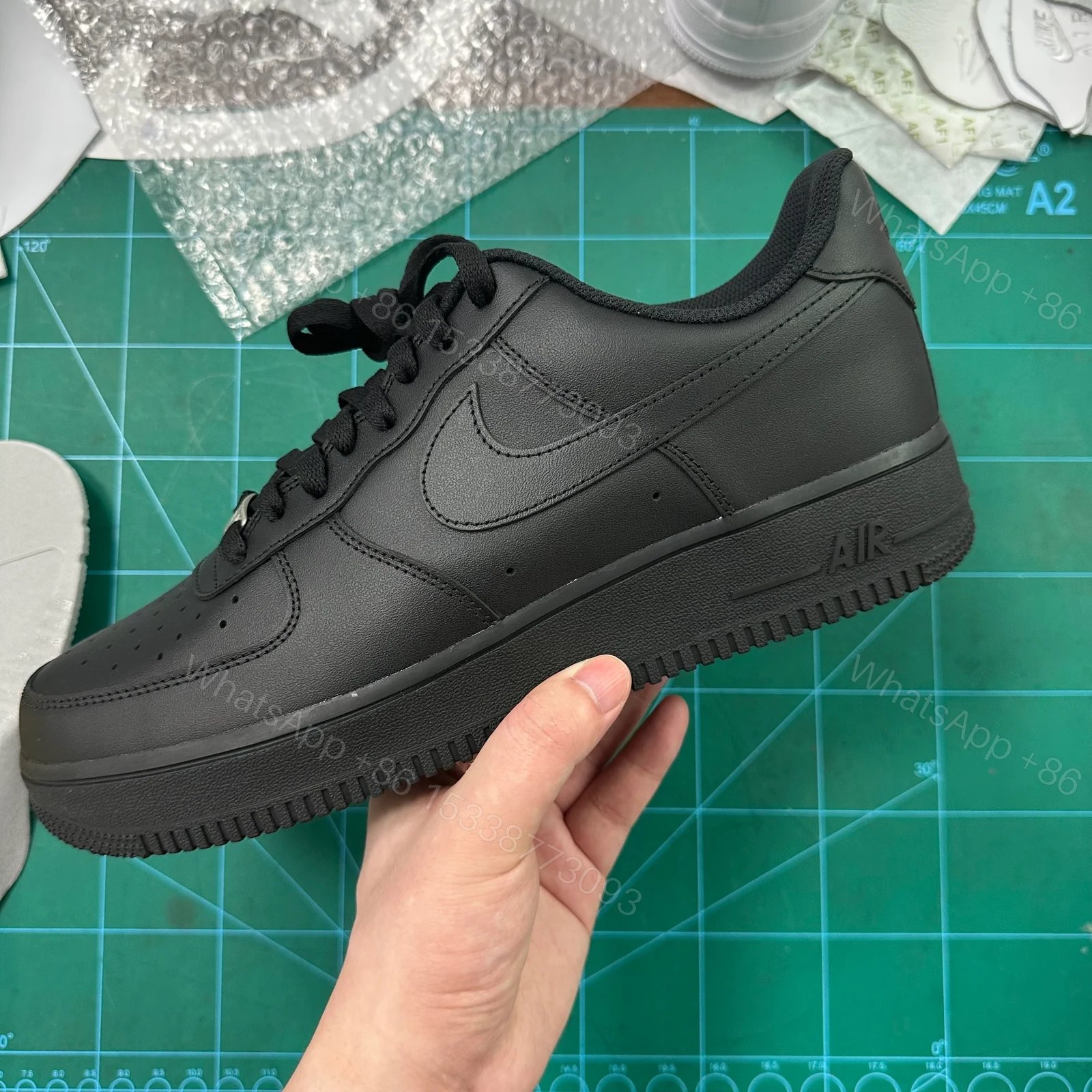 View 2 of Nike Air Force 1 Low '07 Black