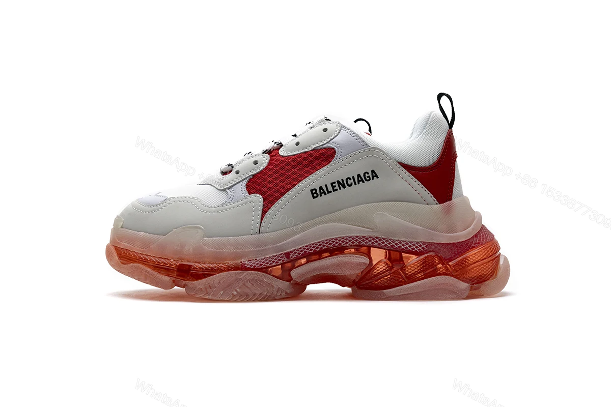 View 10 of Balenciaga Triple S White Red 544351 W09E1 4552
