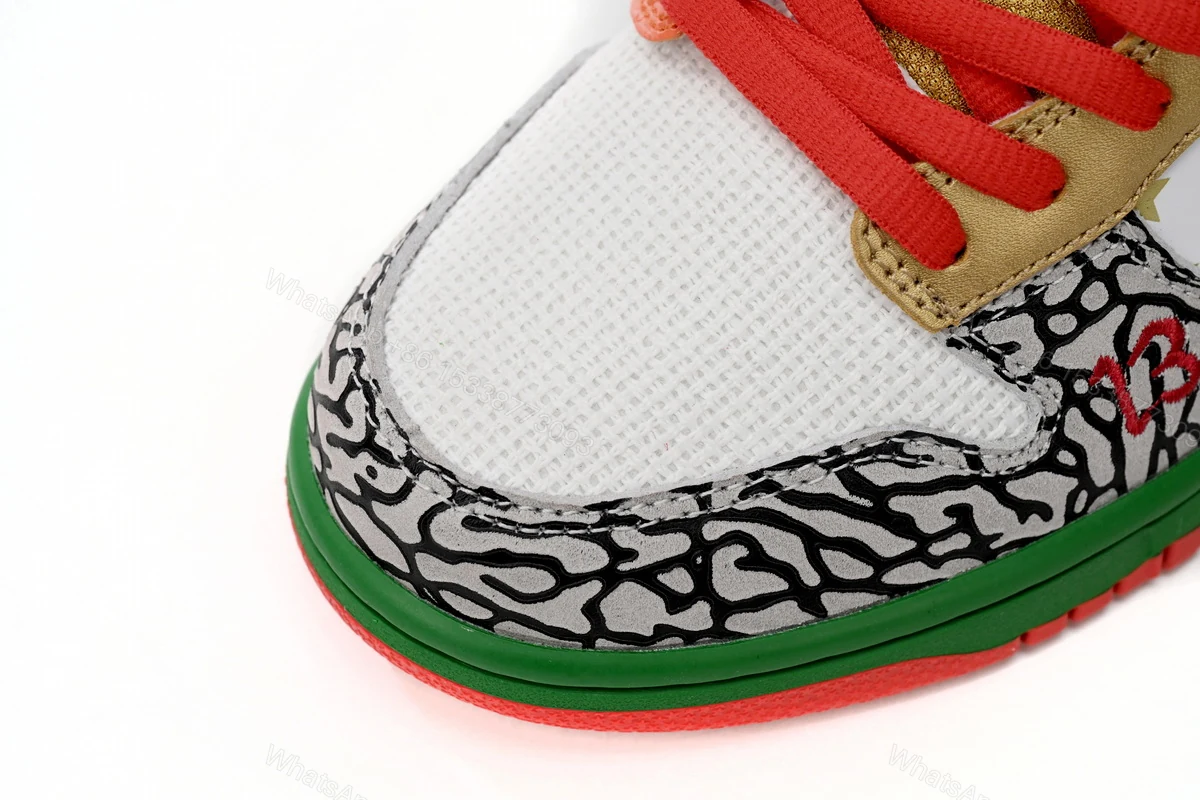 View 5 of Nike Dunk Low "What the Dunk" Colorful Pigeon 318403-141