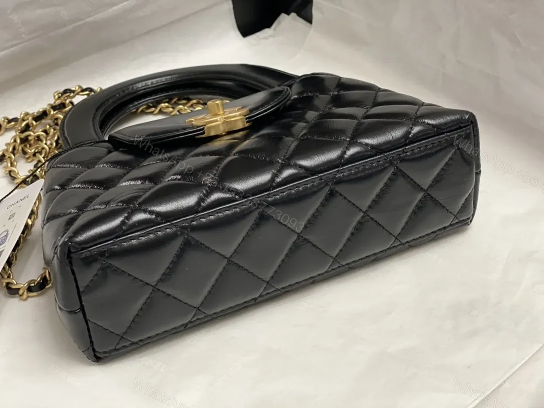 View 4 of Quilted Black Mini Bag: Lux City-Ready Chic Clutch