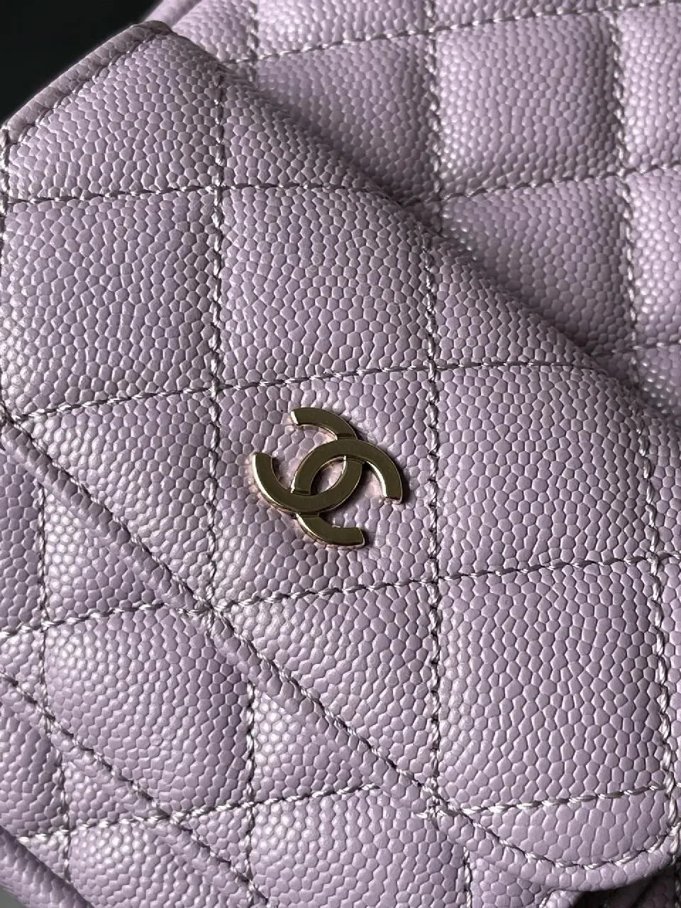 View 6 of Lavender Quilted Mini Crossbody — Luxe Everyday Bag