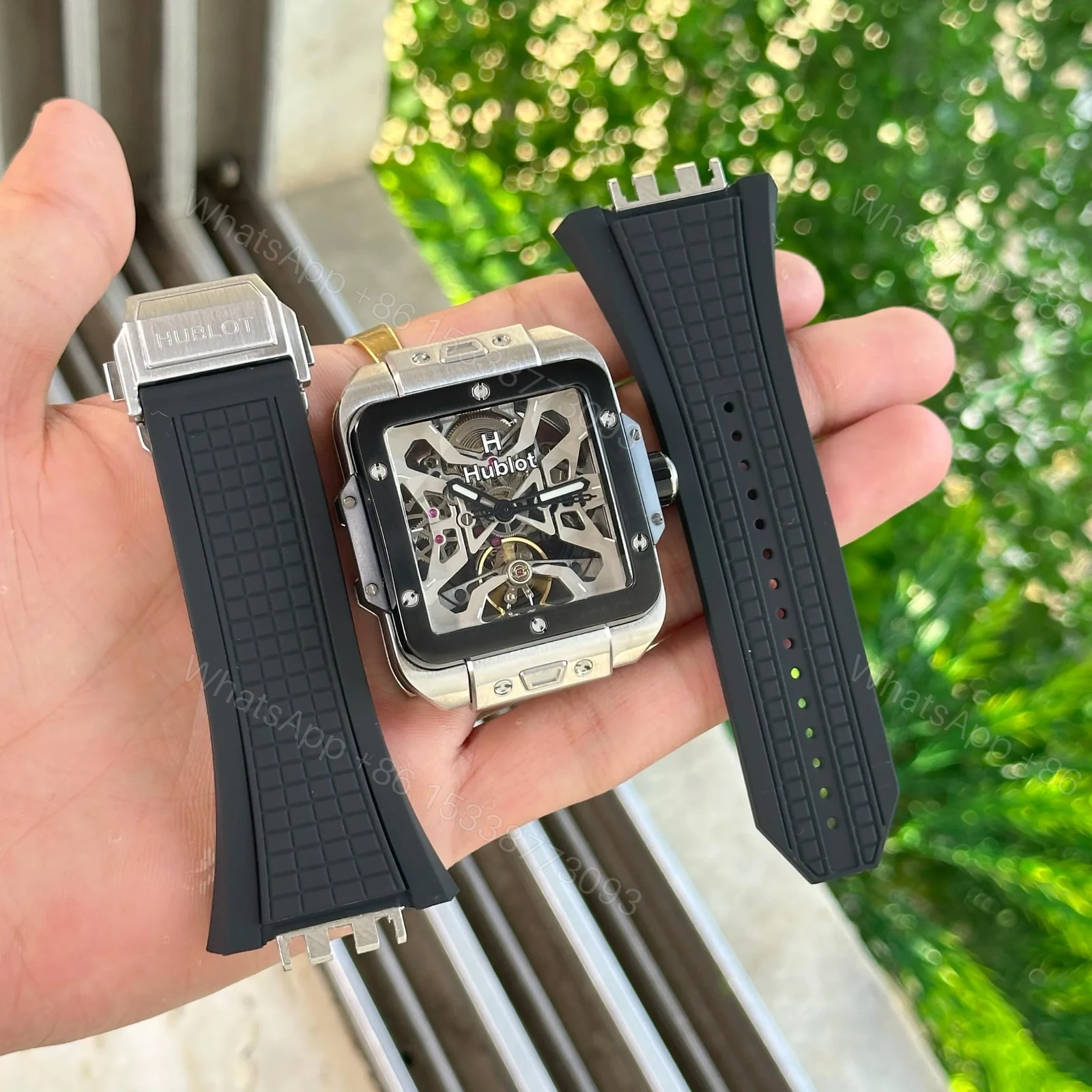 View 2 of Hublot Square Bang Unico Titanium 42MM Skeleton Edition