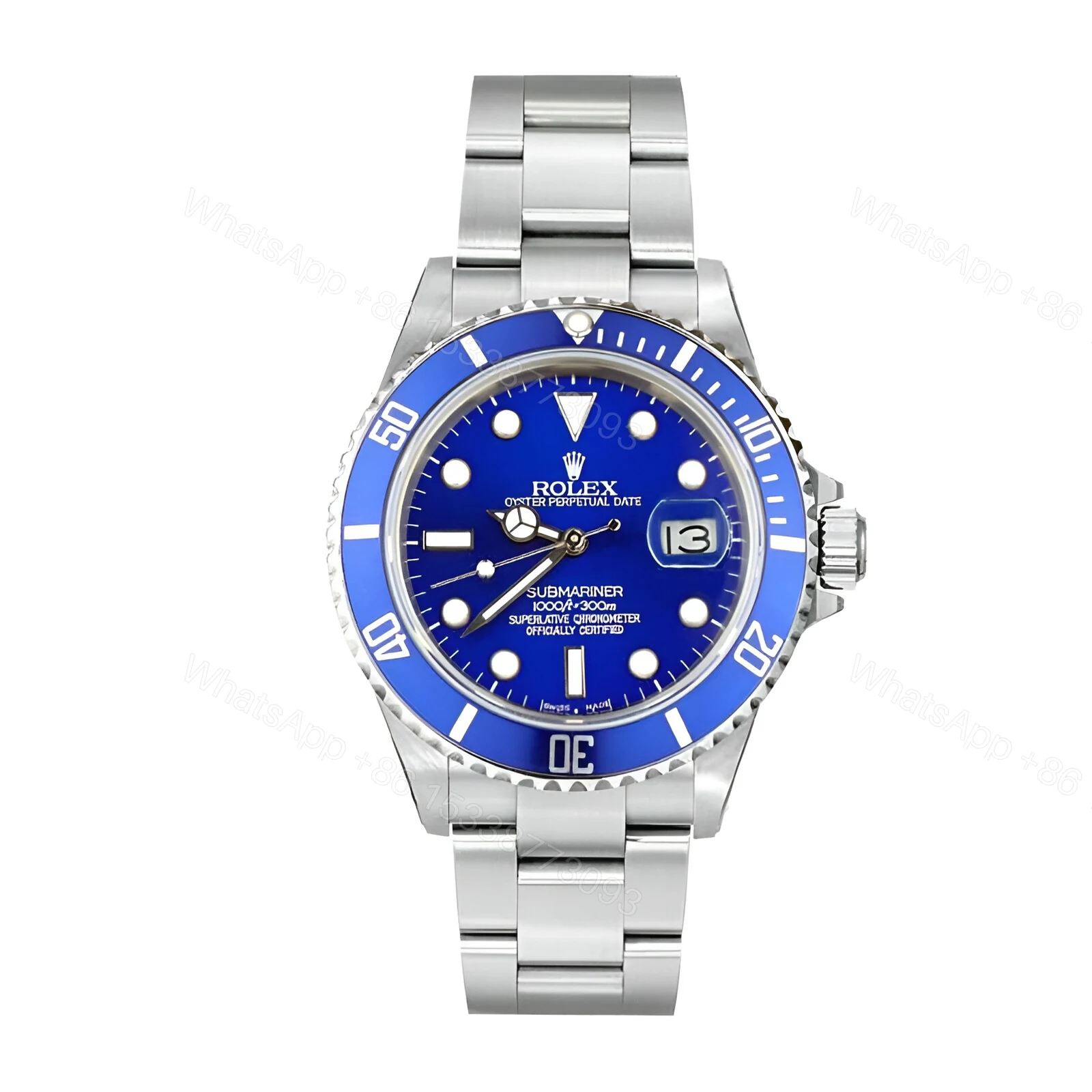 Rolex Submariner 116619 Blue Dial Replica — view 1
