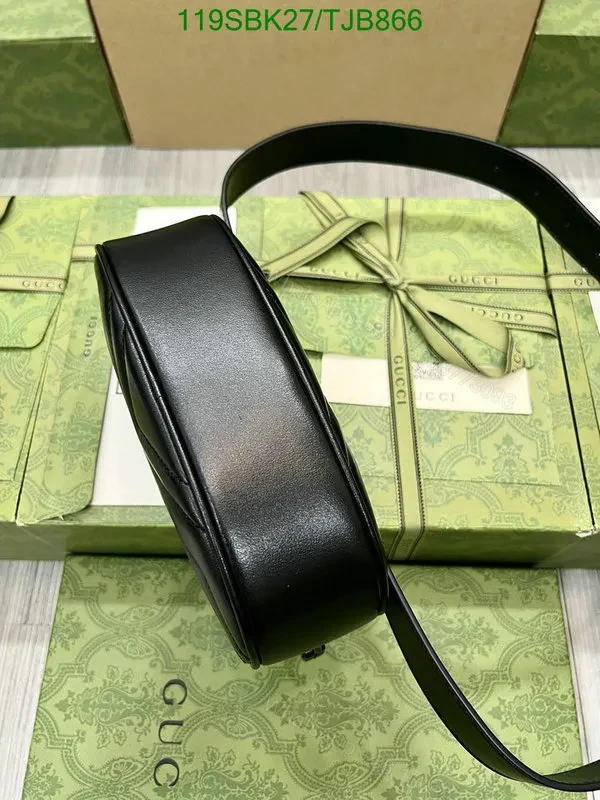 View 6 of Gucci Belt Bag Black made of Leather 476434